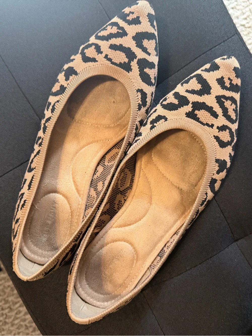 Old Navy Leopard Pointed-Toe Flats - Picture 2 of 15